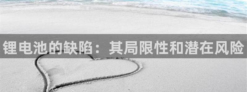 ag尊龙凯时俱乐部：锂电池的缺陷：其局限性和潜在风险