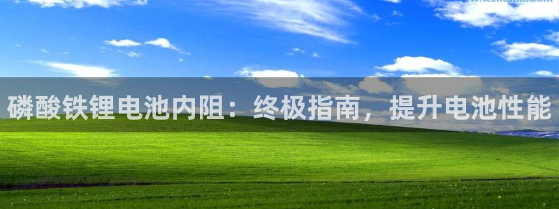 尊龙凯时提不了款：磷酸铁锂电池内阻：终极指南，提升电池性能