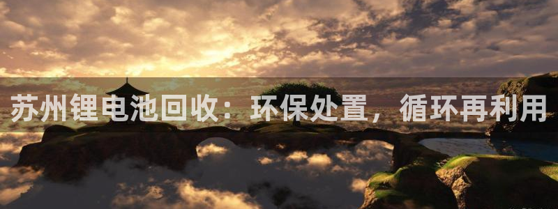 凯时k8官网首页：苏州锂电池回收：环保处置，循环再利用